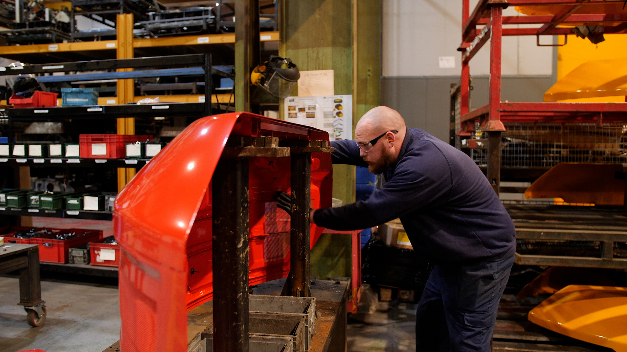 Metal pressing and assembly at ADM
