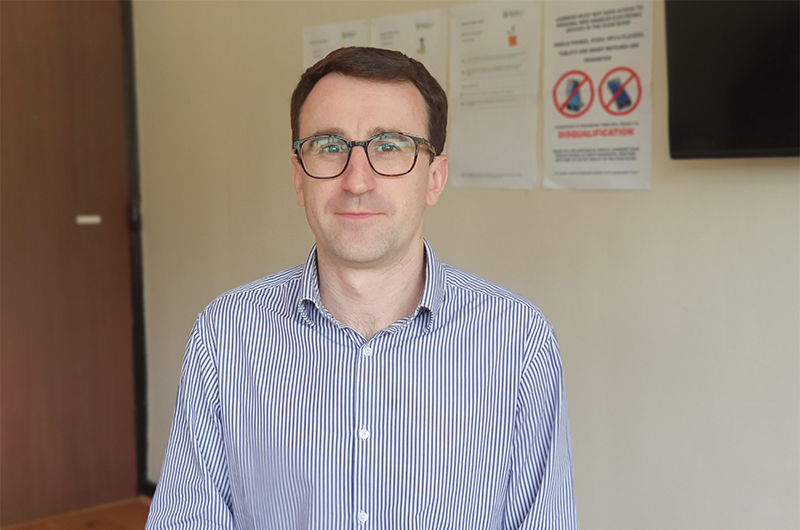 ADM staff Jonathan Hunter