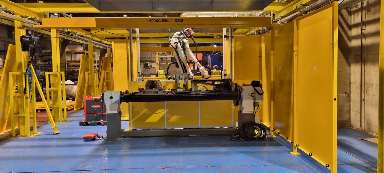 The new robotic ‘back to back’ MIG cell
