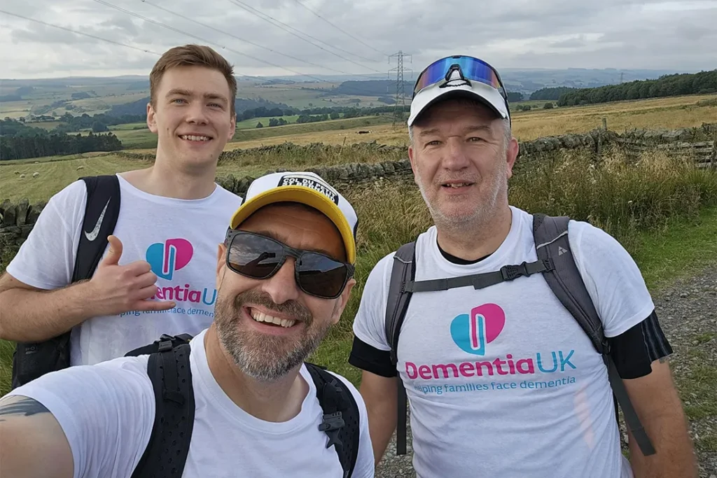 Charity walk for Dementia UK