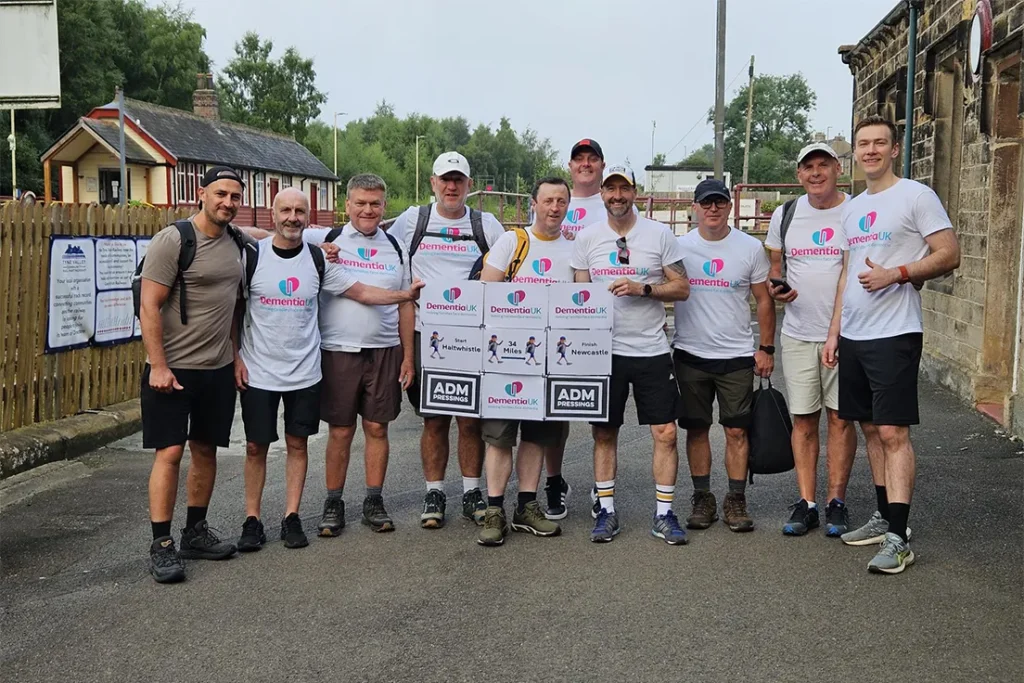 Charity walk for Dementia UK